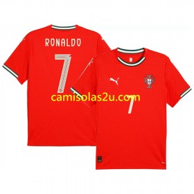Camisolas de futebol Portugal RONALDO 7 Equipamento Principal 2025 Manga Curta